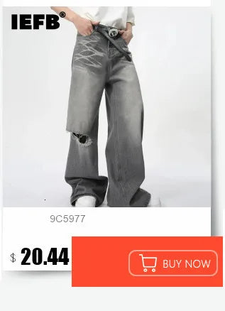 Jean für Herren, Camouflage, Vintage, Washed, weites Bein, Denim, Loose Fit, Casual, Herbst Winter, Hellblau, Streetwear, Trend, Komfortabel – Premium Camo Wide Leg Jeans | Herrenmode Denim Premium Streetwear