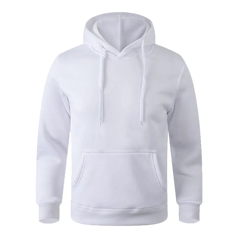 Hoodie Unisexe Homme Femme Polaire Minimaliste Noir Blanc Casual Sport Sweatshirt Capuche Confortable Intemporel | Hoodie Polaire Minimaliste Premium