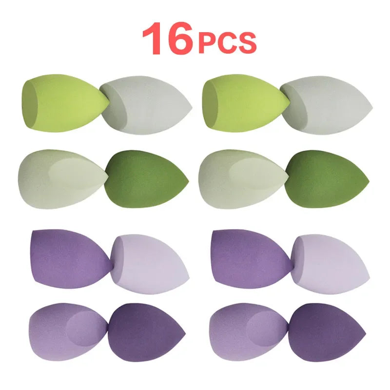 Lot 4 Éponges Maquillage Blender Puff – Fond de Teint, Poudre & Correcteur | Application Douce & Uniforme | Accessoire Beauté
