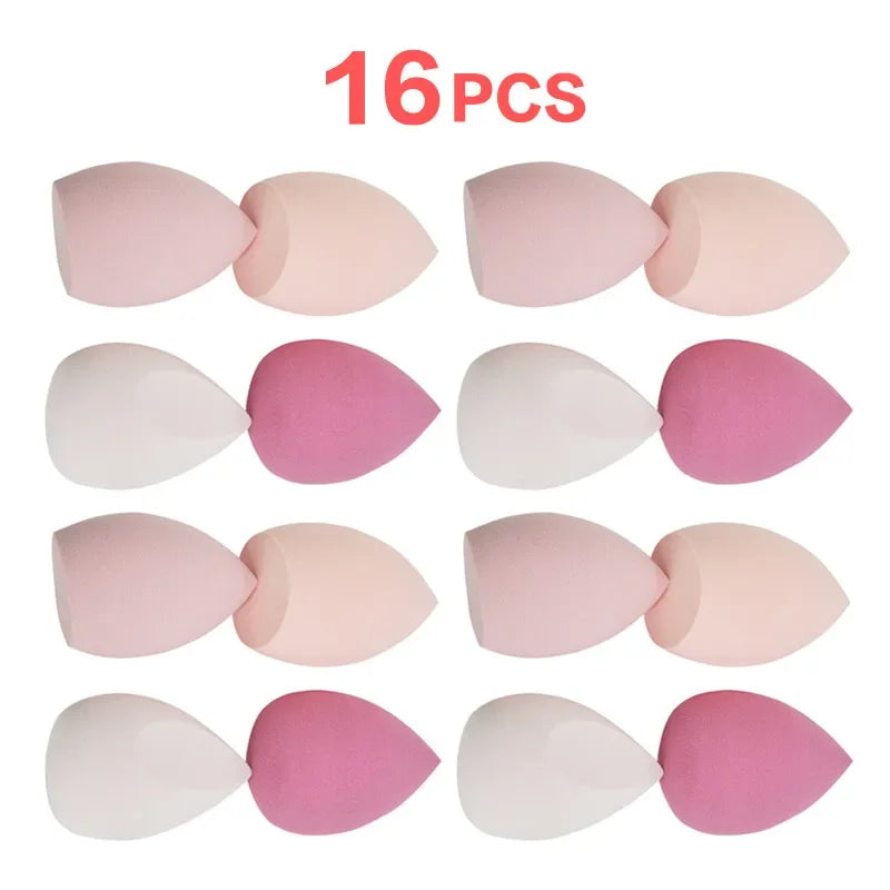 Lot 4 Éponges Maquillage Blender Puff – Fond de Teint, Poudre & Correcteur | Application Douce & Uniforme | Accessoire Beauté
