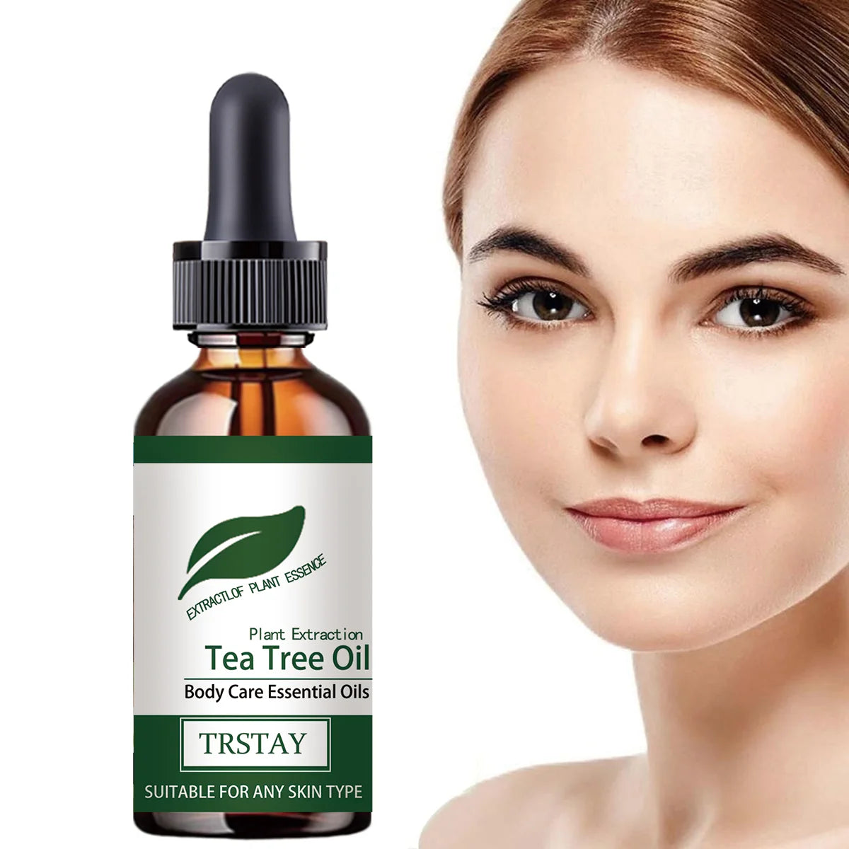 Huile Essentielle Tea Tree Naturelle – Hydratante Visage Corps Soin Féminin Aromatherapie Massage