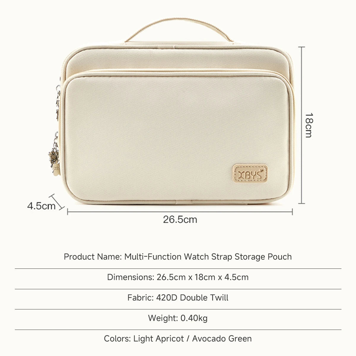 Sac Rangement Bracelets Montres Femme – Organisateur Maquillage Voyage Grande Capacité | Trousse Toilette Portable