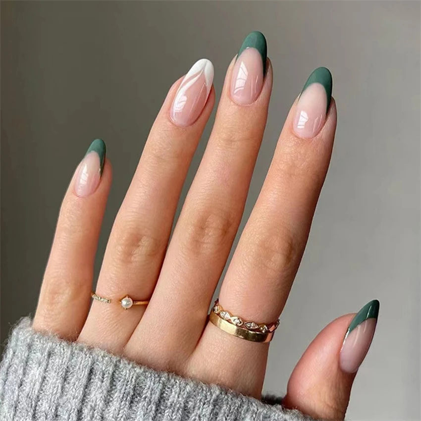24 Faux Ongles Ballerina & Coffin Amovibles – Manucure Prête à Porter, Forme Amande & Coffin | Décoration Ongles Femme & Fille