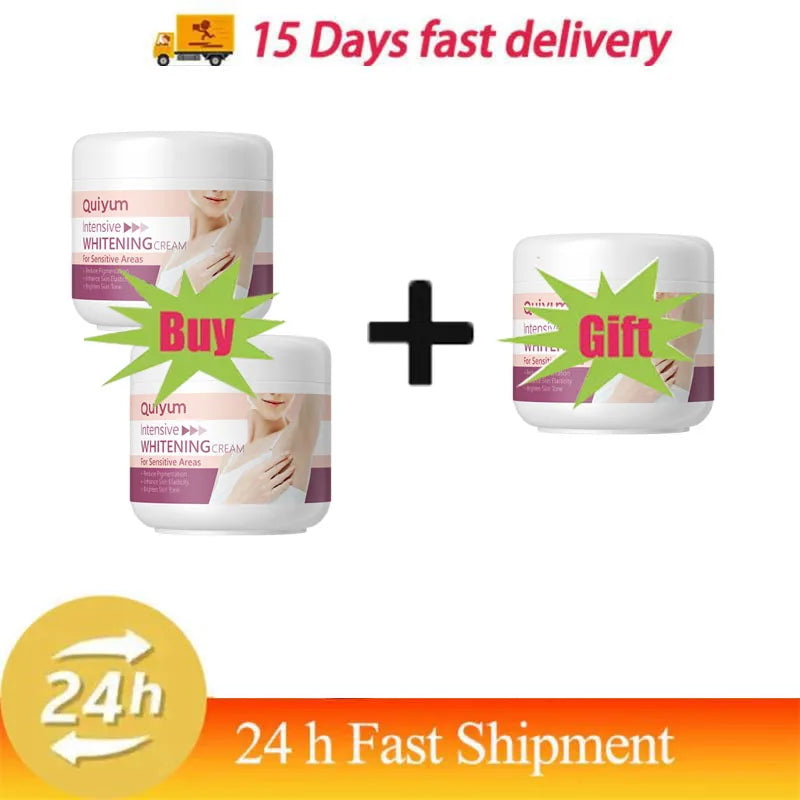 Crème Blanchissante Aisselles & Zone Intime – Hydratante Eclaircissante Coréenne Femme