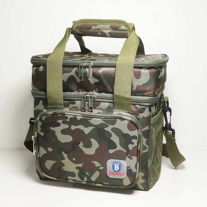 Sac Repas Isotherme – Lunch Bag Pique-Nique Camping Travail École Anti-Fuite Bandoulière