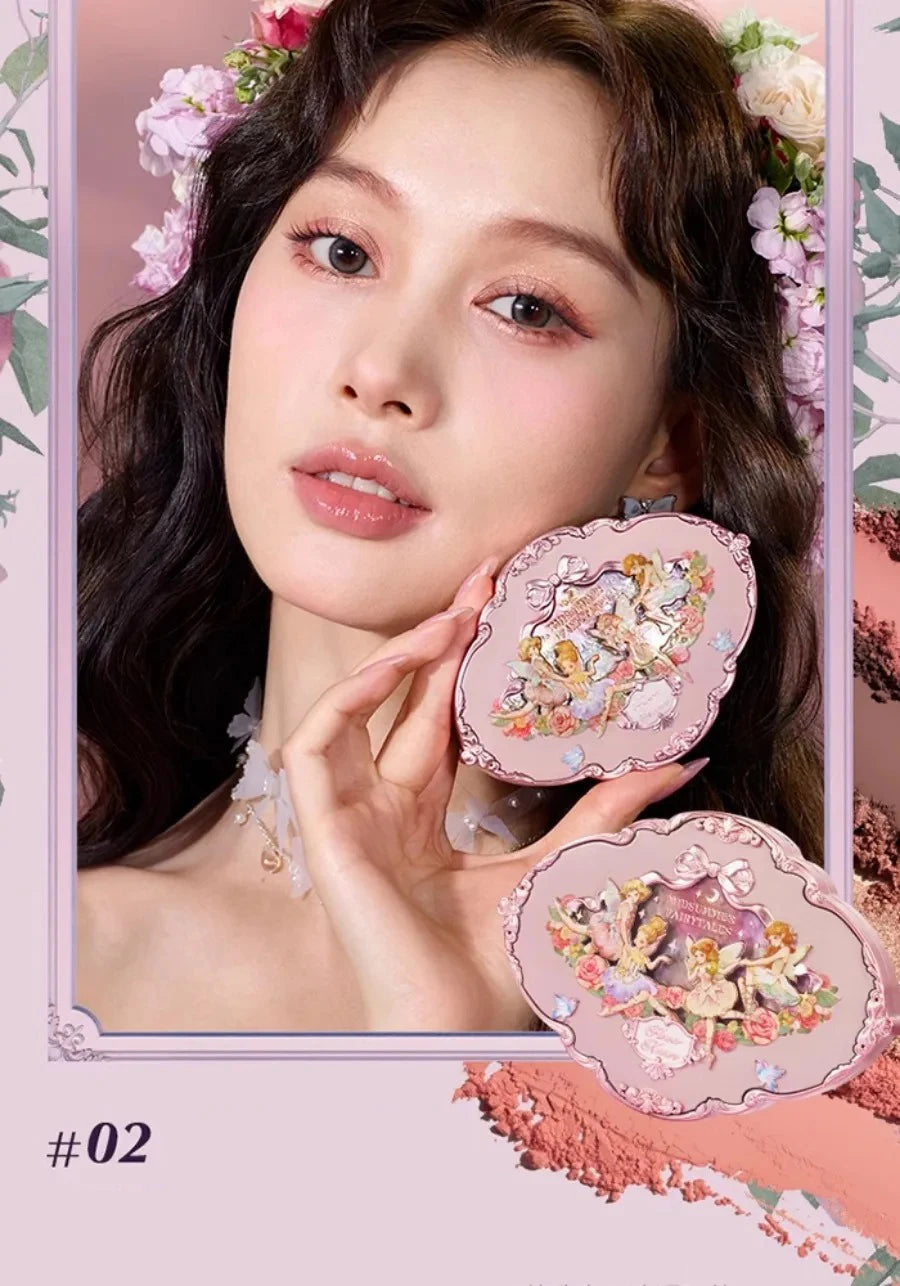Palette Fards à Paupières Flower Knows Swan Ballet – 6 Teintes Mat, Shimmer & Nacré | Glitter
