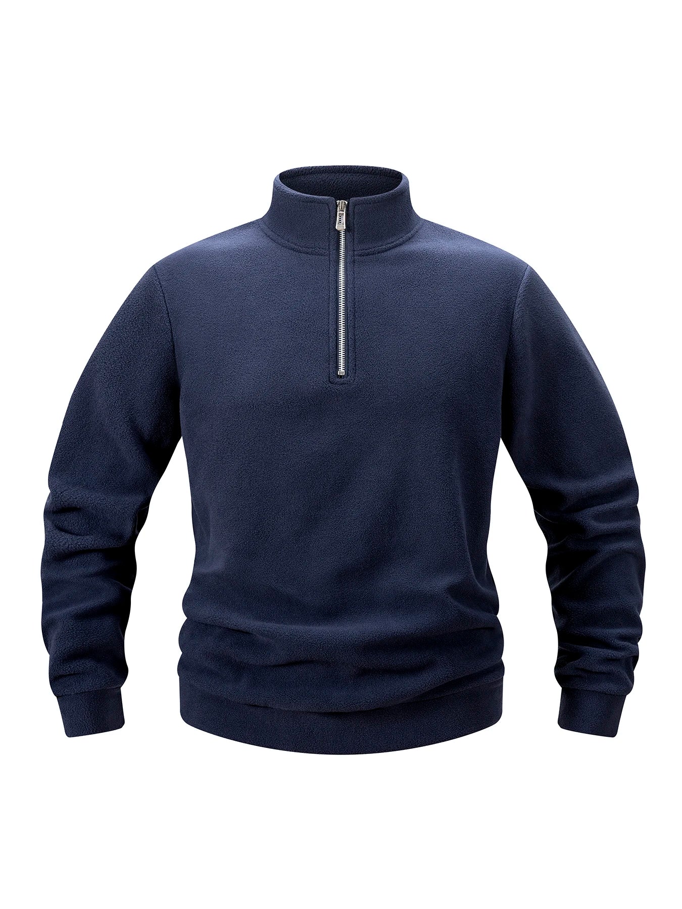 Sweatshirt Homme Polaire Casual Col Montant Quarter Zip – Pullover Sport Classique Confortable Grande Taille 3XL | Mode Homme