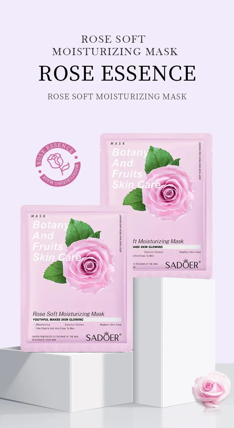 Set 8 Masques Visage Naturels - Hydratation & Fermeté K-Beauty