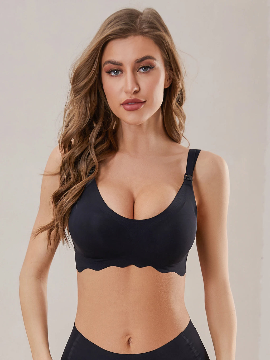Soutien-Gorge Allaitement Sans Couture Ultra-Fin Détachable – Brassière Respirante Confortable Femme