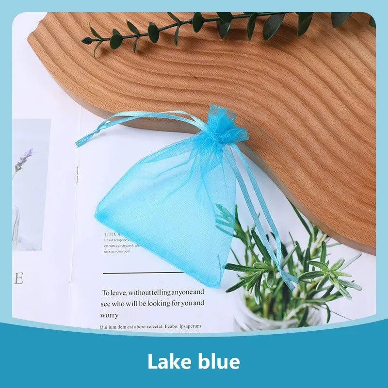 Sachets Organza Lot 100 pcs – Pochettes Bijoux Mariage & Fête | 4 Tailles au Choix 7x9 9x12 10x15 13x18cm | Emballage Cadeau & Décoration Premium