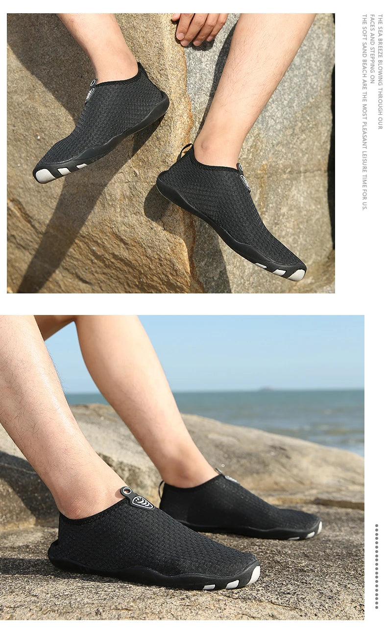 Chaussures Aquatiques Unisexe Grande Taille – Pieds Nus, Plage & Piscine | Yoga, Fitness & Natation | Tailles 35-46