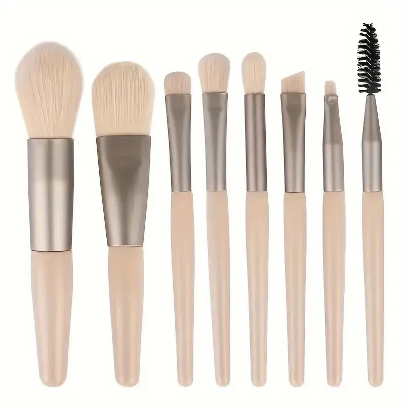 Set Pinceaux Maquillage Professionnel – Fond de Teint, Poudre, Fard à Paupières & Kabuki | Ultra-Doux & Précis