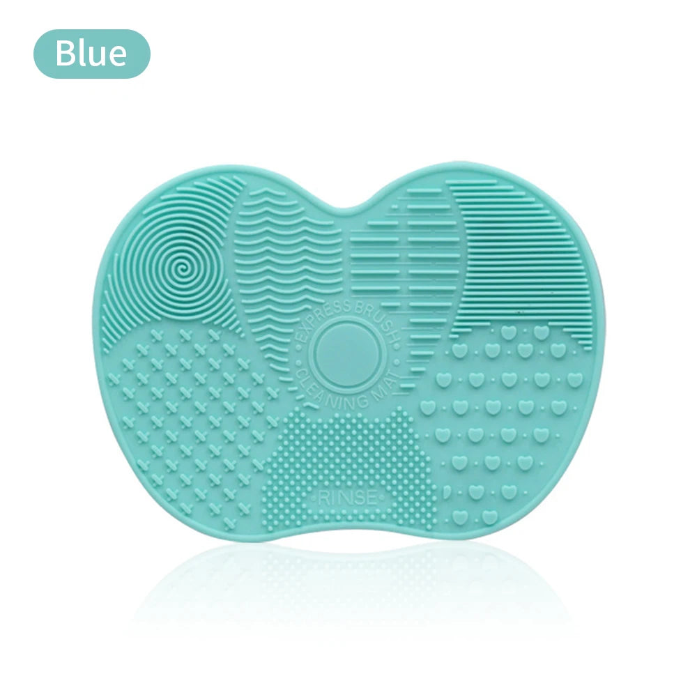 Tapis Nettoyant Pinceaux Maquillage Silicone – Outil Nettoyage Professionnel Fard & Fond de Teint | Mat Cosmétique