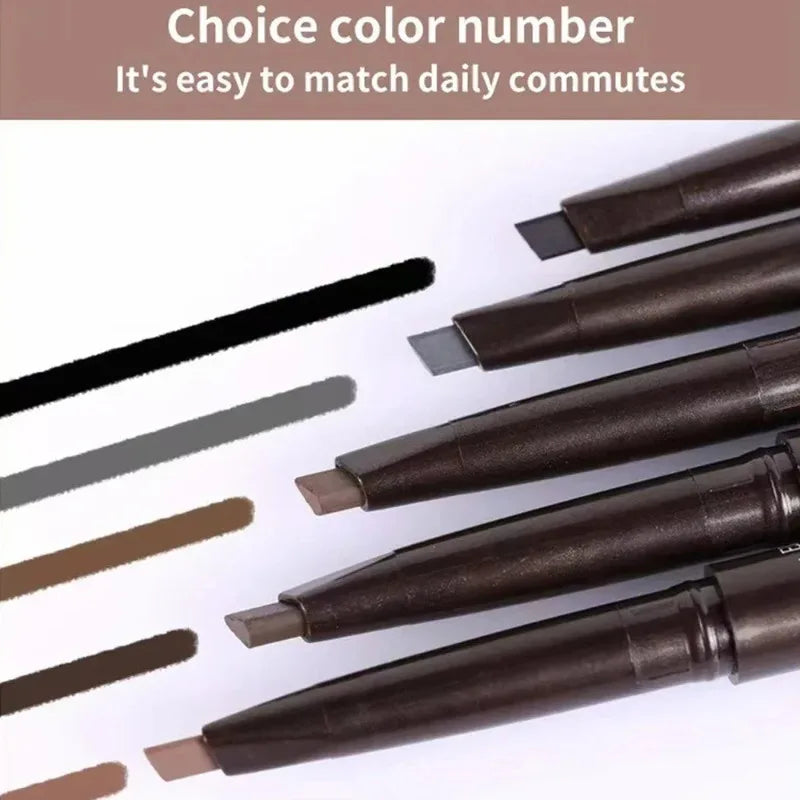 Crayon Sourcils Double Embout – Ultra-Fin Waterproof Longue Tenue | Maquillage Professionnel