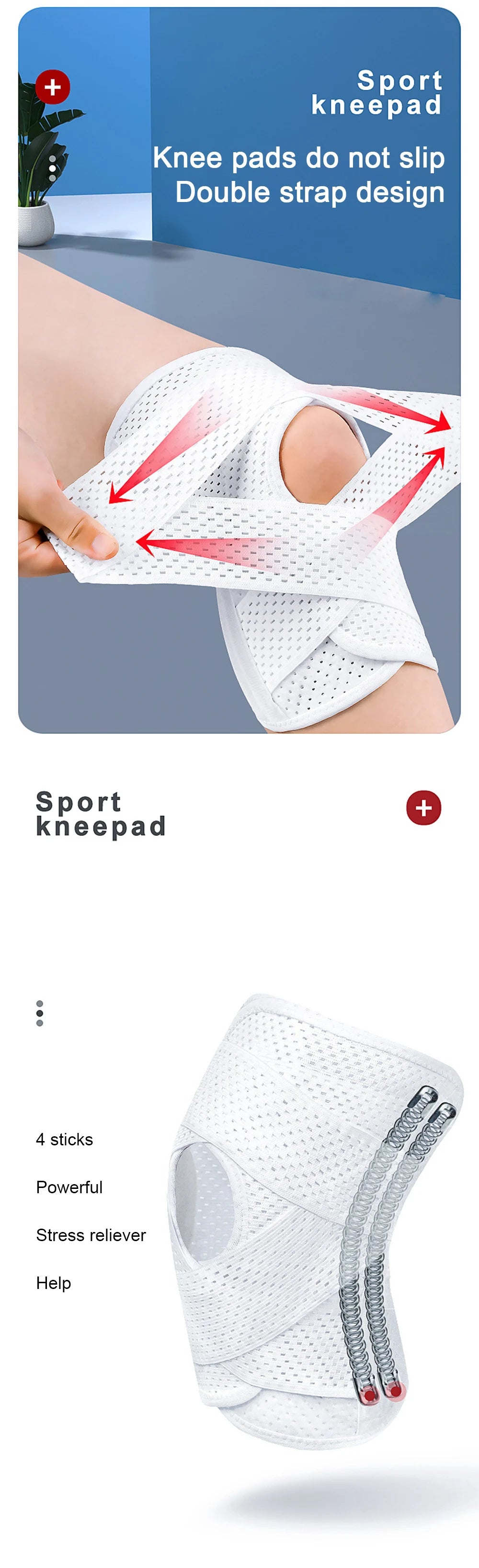 Genouillère Sport Élastique Compressive Unisexe – Maintien Articulations, Arthrite & Protection Genou | Fitness, Volley & Running