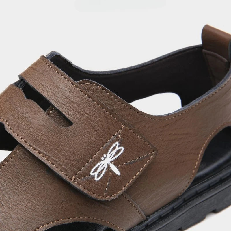 Sandales Romaines Cuir Soft Bottom Homme – Confortables Plage Qualité Premium Casual