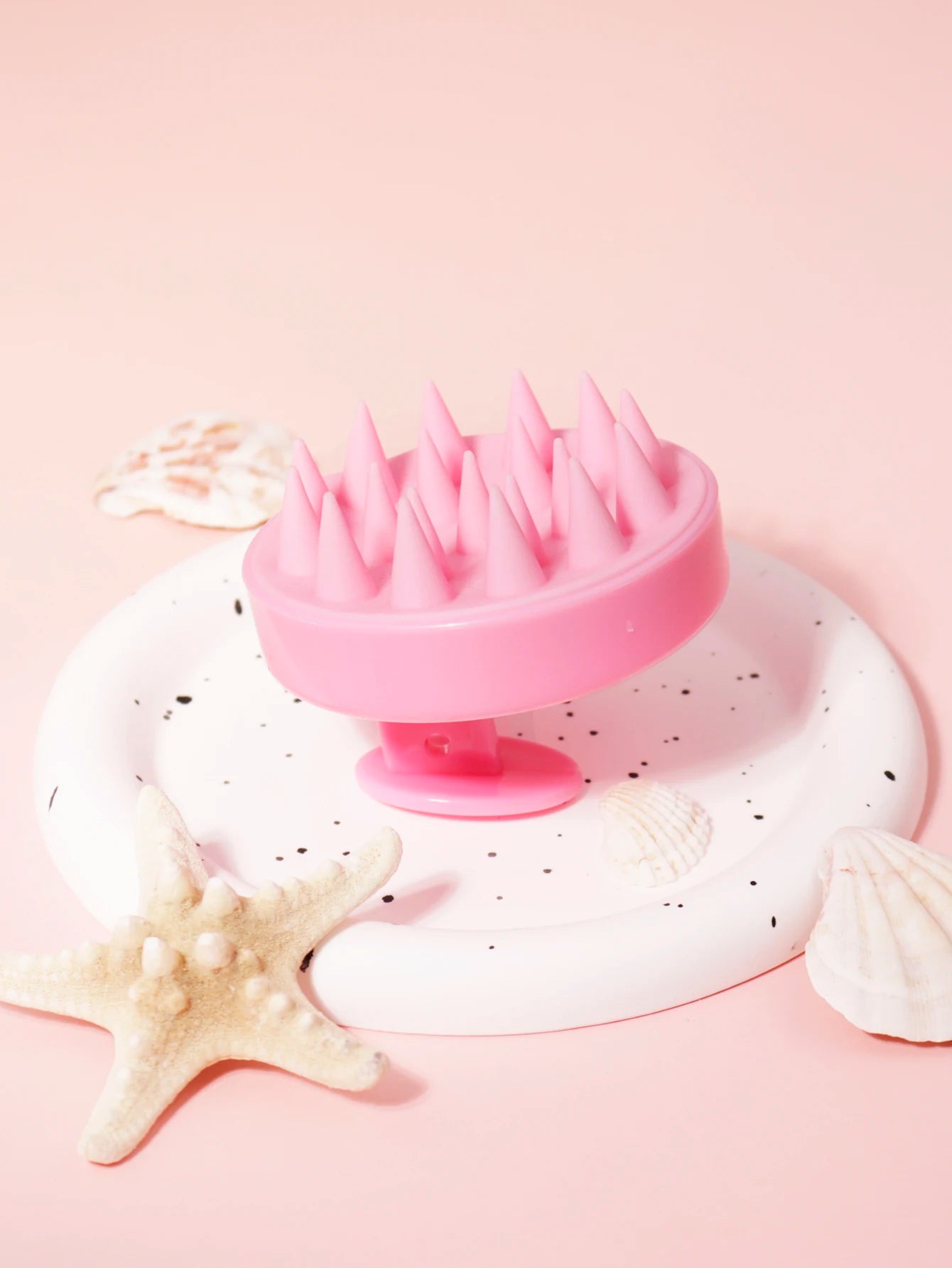 Brosse Massante Cuir Chevelu en Silicone - Anti-Pellicules & Croissance Capillaire