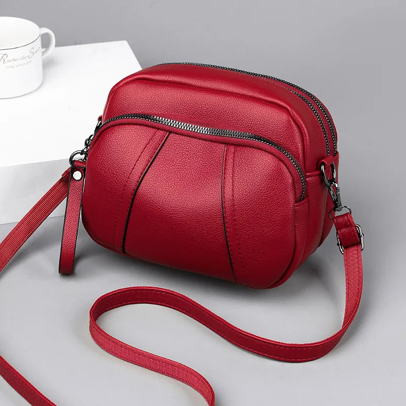 Sac à Main Femme Cuir Luxe – Pochette Bandoulière Élégante Mode Tendance
