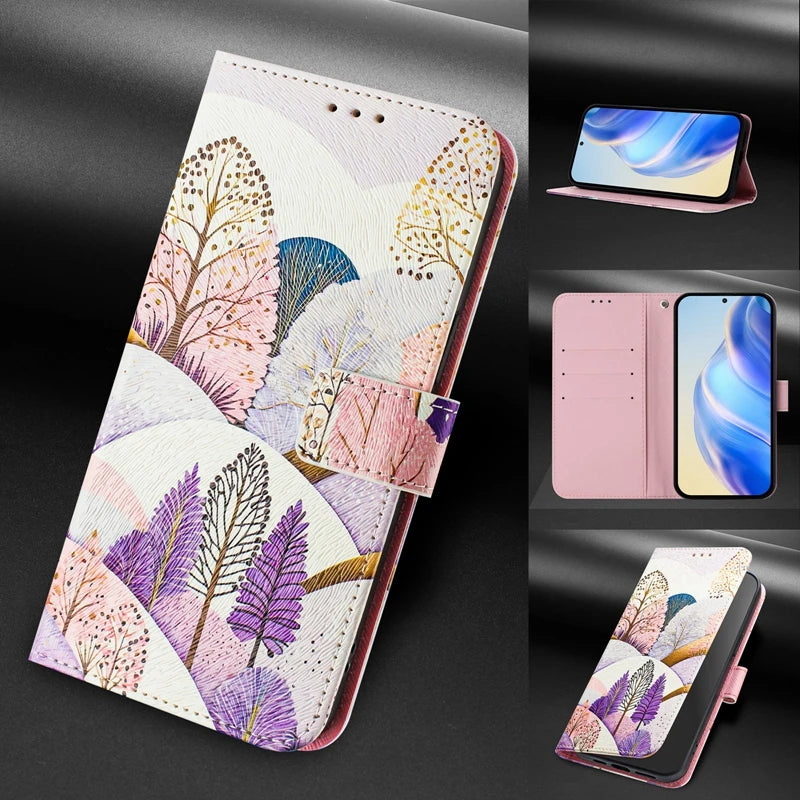 Coque Portefeuille OPPO A5 Pro 5G – Flip Case Cartoon Peint Fantaisie CPH2695