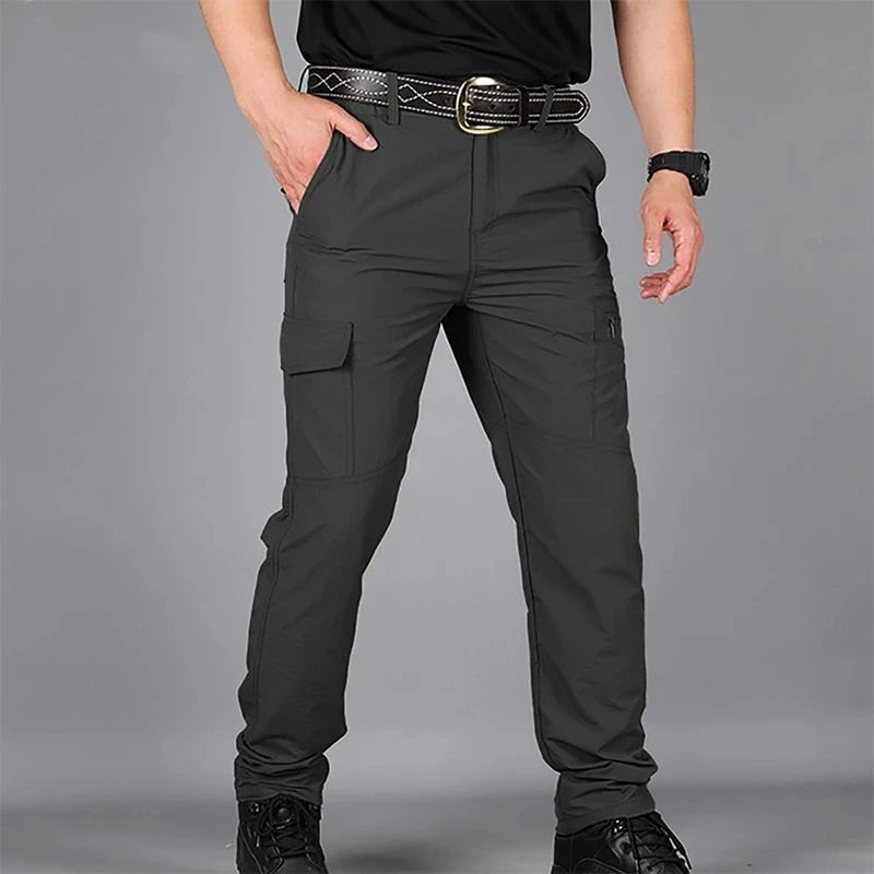 Pantalon Cargo Homme Léger Imperméable Séchage Rapide Tactique Camping Outdoor – Respirant Casual Été | Mode Homme Aventure