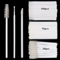 Lot 200 Brosses Jetables Maquillage – Mascara Wands, Lèvres & Microbrush | Applicateur Extension Cils & Sourcils