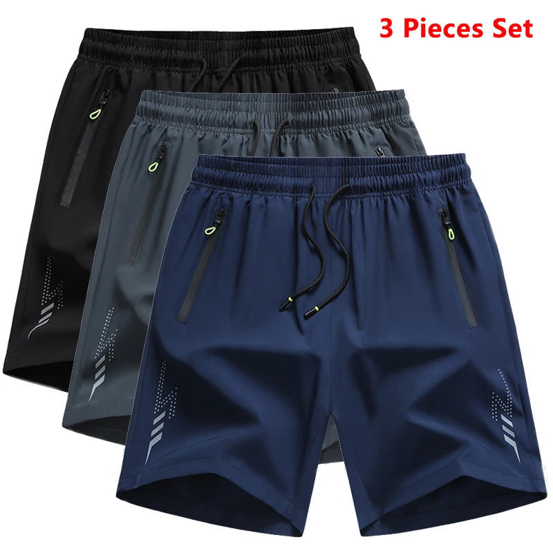 Pack 3 Shorts Homme Running Gym Sport Séchage Rapide Fitness Jogging Entraînement Été Confortables Légers Performants Tendance – Pack 3 Shorts Premium Running Gym Séchage Rapide Sport Été | Mode Homme Sportswear Premium