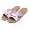 Pantoffeln Leinen Cartoon Kinder Anti-Rutsch – Atmungsaktive Dicke Sohle Indoor Paar Unisex