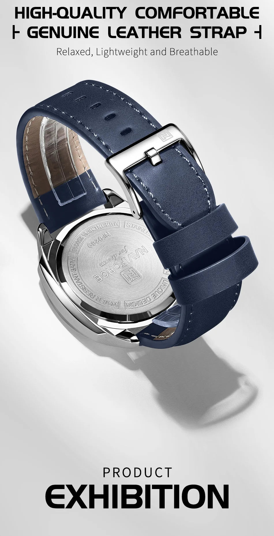 Montre Homme NAVIFORCE 2026 Quartz Cuir Sport Casual Jour Date – Élégante Fashion
