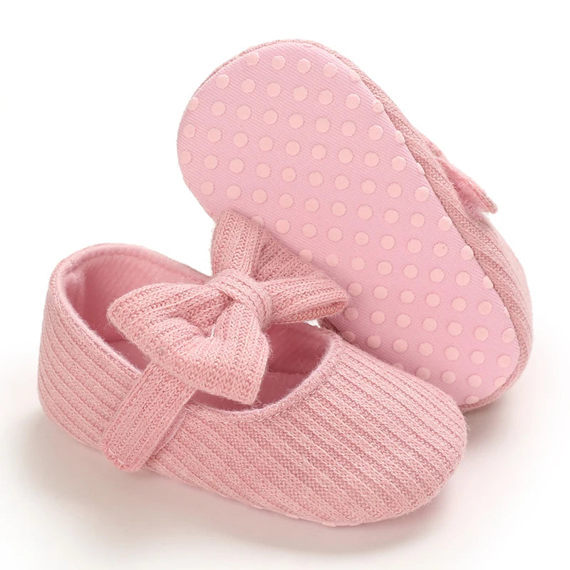 Chaussures Bébé Fille Rose Semelle Souple – Ballerines Légères Confortables Premiers Pas Casual