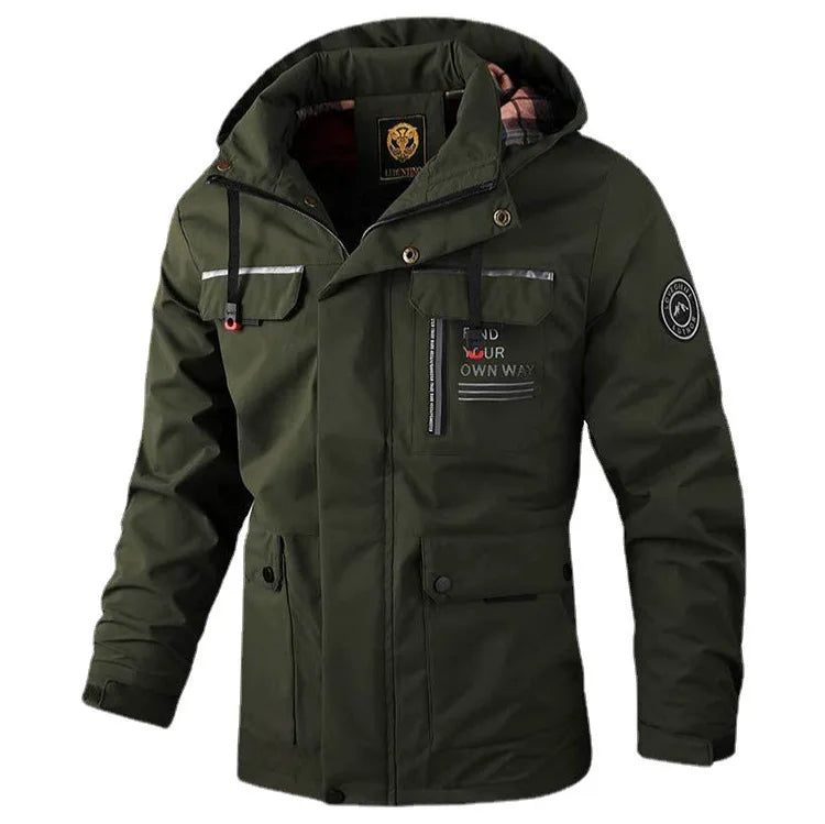 Coupe-Vent Homme Imperméable Softshell Fleece Chaud Épais Capuche Casual Outdoor Hiver Fashion Confortable Performant Intemporel – Coupe-Vent Premium Imperméable Softshell Fleece | Mode Homme Outdoor Hiver Premium