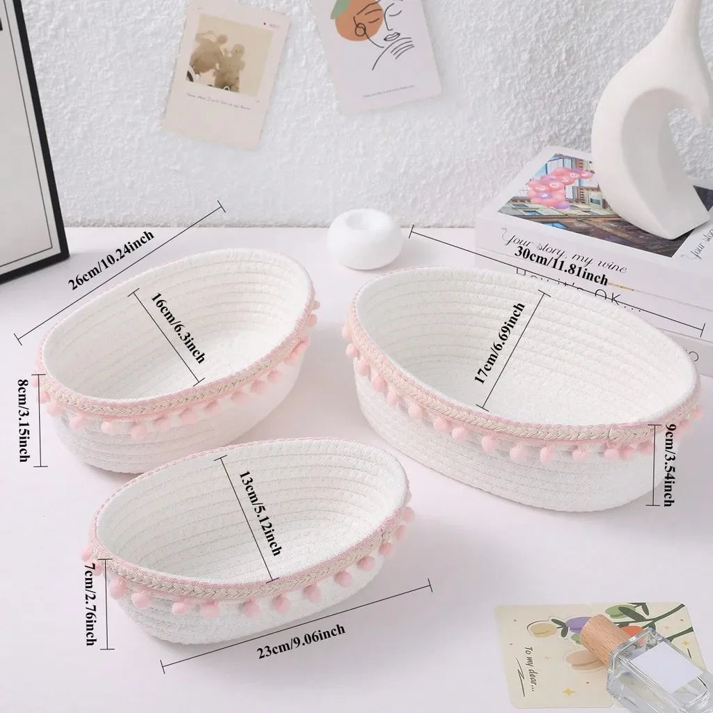 Panier Rangement Cosmétiques & Skincare - Salle de Bain, Bureau & Salon