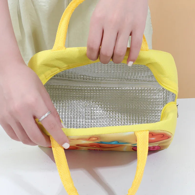 Sac Repas Isotherme Enfant 3D Animaux Cartoon – Boîte Bento Isotherme Grande Capacité