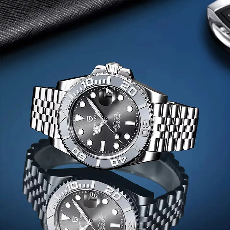 Mechanische Luxusuhr für Herren Pagani Design 40mm – Saphirglas Wasserdicht Automatik