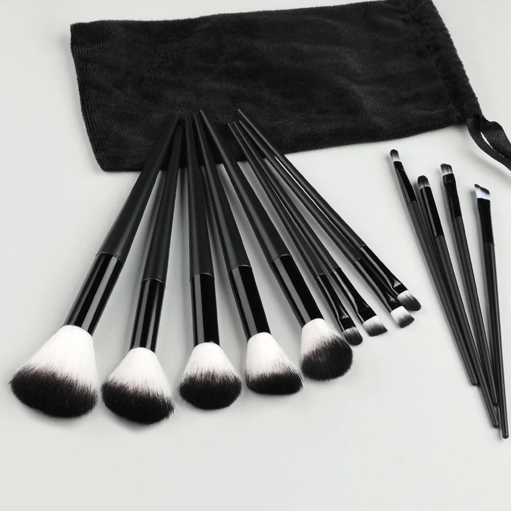 Set de Pinceaux Maquillage 13 Pièces - Synthétiques Premium