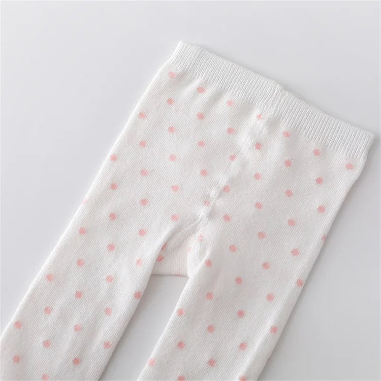 Collants Bébé Fille Coton Tricoté Imprimé – Bas Nourrisson Toddler Casual Printemps 0-12 Mois