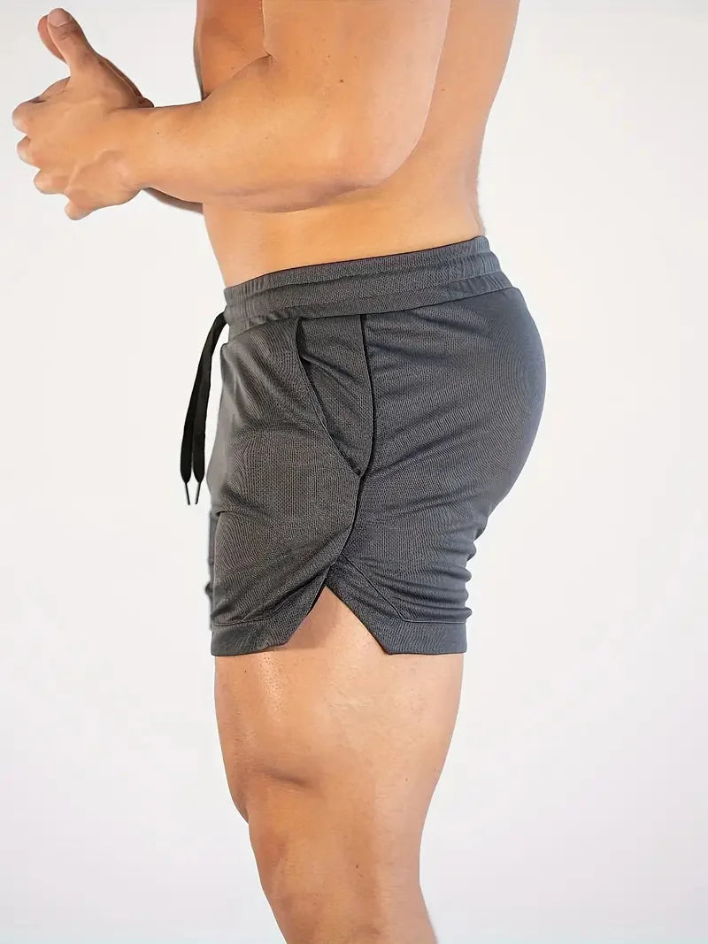 Kurze Sporthose für Herren Fitness Gym Laufen Jogging Wandern Sommer Leicht Atmungsaktiv Schnell Trocknend – Shorts Sportswear Performance | Herrenmode Sport Premium