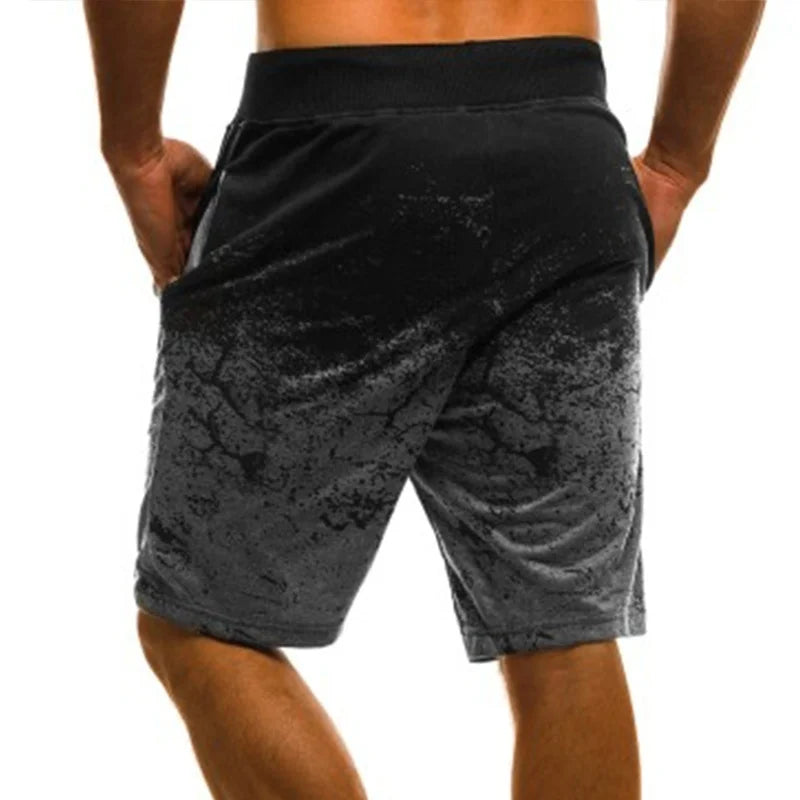 Short Homme Imprimé Jogger Hip Hop Slim Drawstring Casual Été Streetwear Sport Workout Outdoor Fashion Tendance Confortable – Short Jogger Premium Imprimé Hip Hop Slim | Mode Homme Streetwear Premium Été