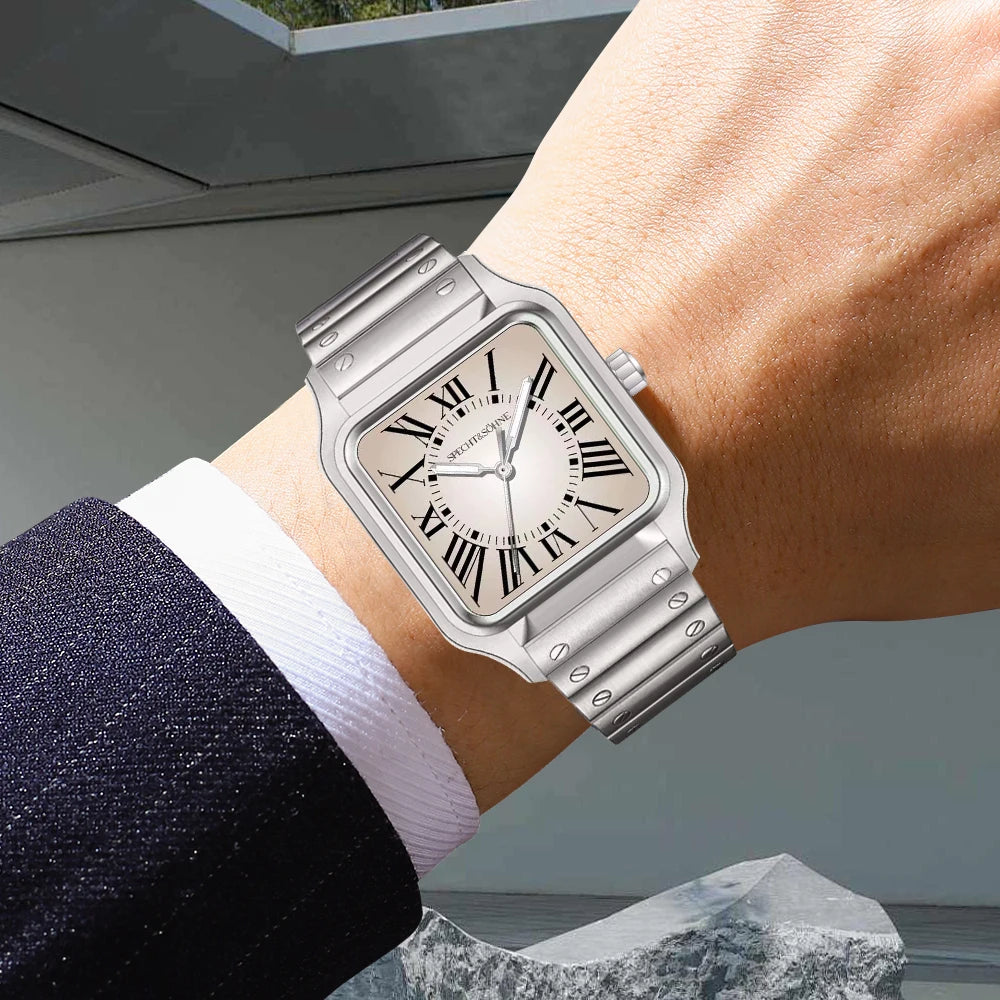 Montre Unisexe Specht & Söhne Luxe 34mm Quartz – Ultra-Fine Saphir Acier Étanche 50M
