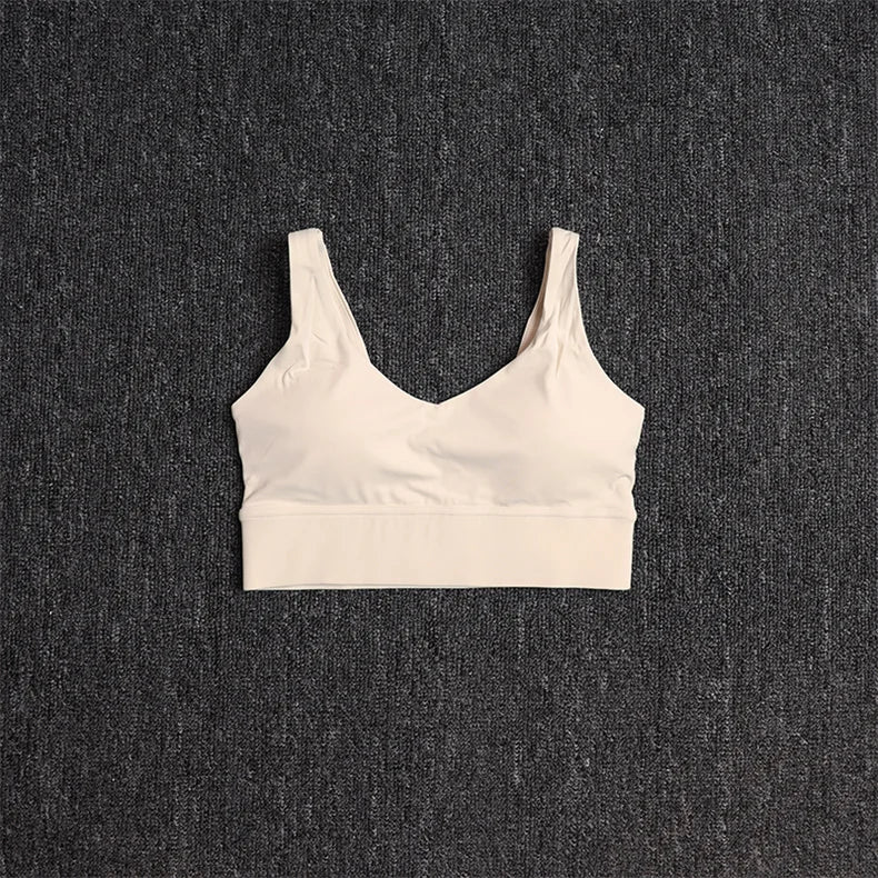 Brassière Sport Femme Dos Nu Sexy – Anti-Choc, Sans Manches | Yoga, Running & Gym | Top Fitness Gainant & Respirant