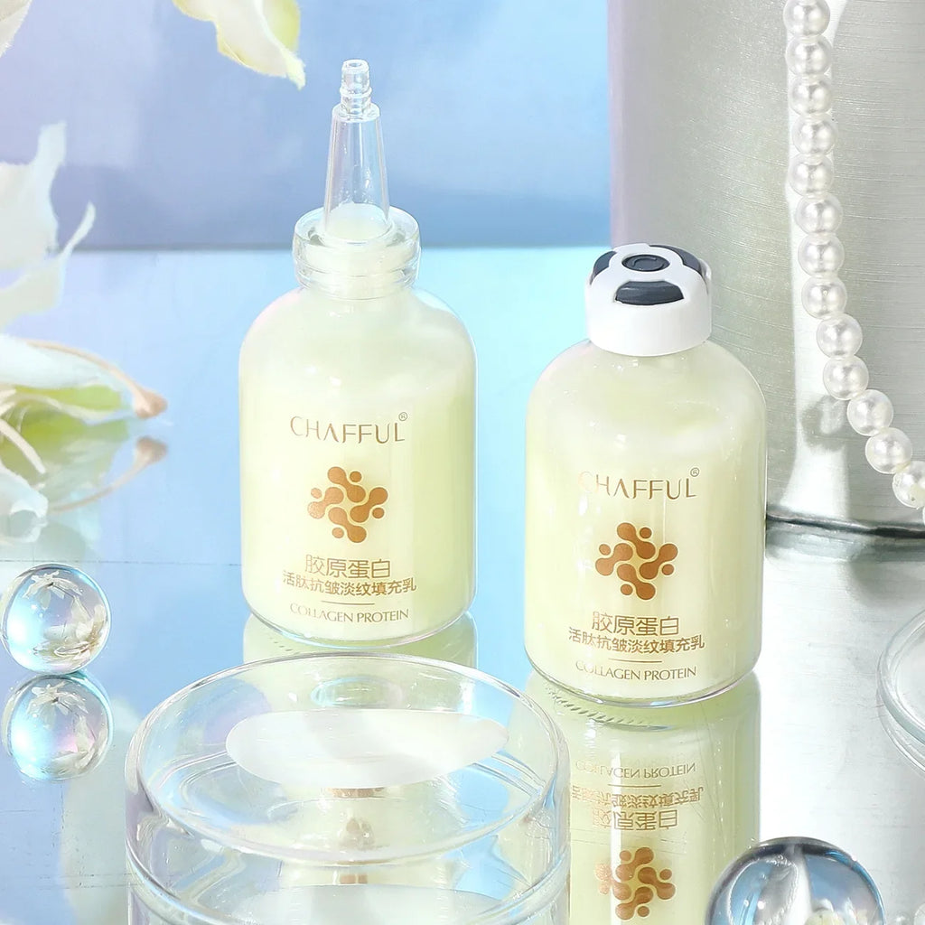 Sérum Visage au Collagène – Raffermissant, Hydratant & Nourrissant | Essence Liquide Anti-Âge Skincare