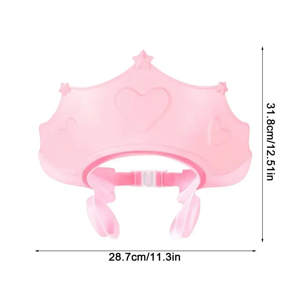 Chapeau de Douche Bébé Enfant – Visière Shampoing Ajustable Protection Oreilles Tête Douce