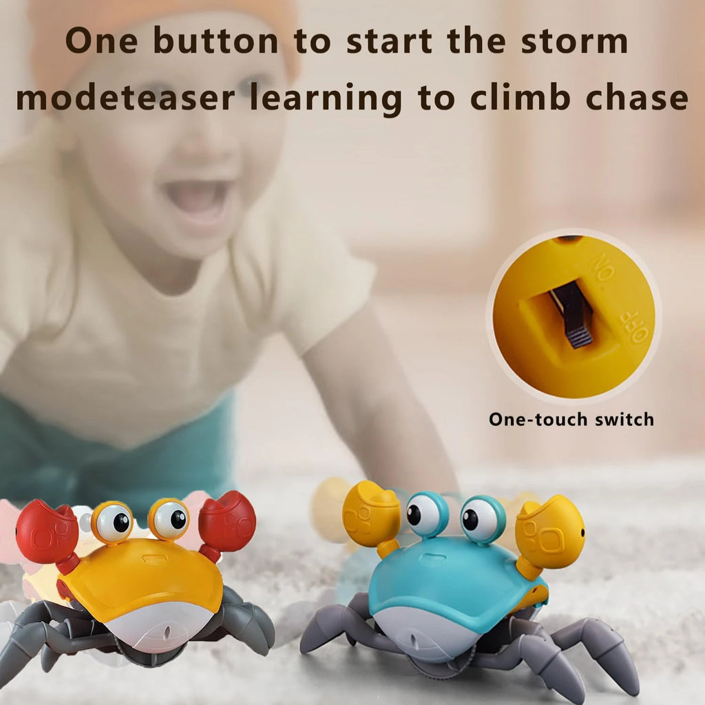 Jouet Interactif Crabe Dansant Chien & Chat Sons Musicaux – Stimulant & Amusant | Jouet Électronique Animaux de Compagnie