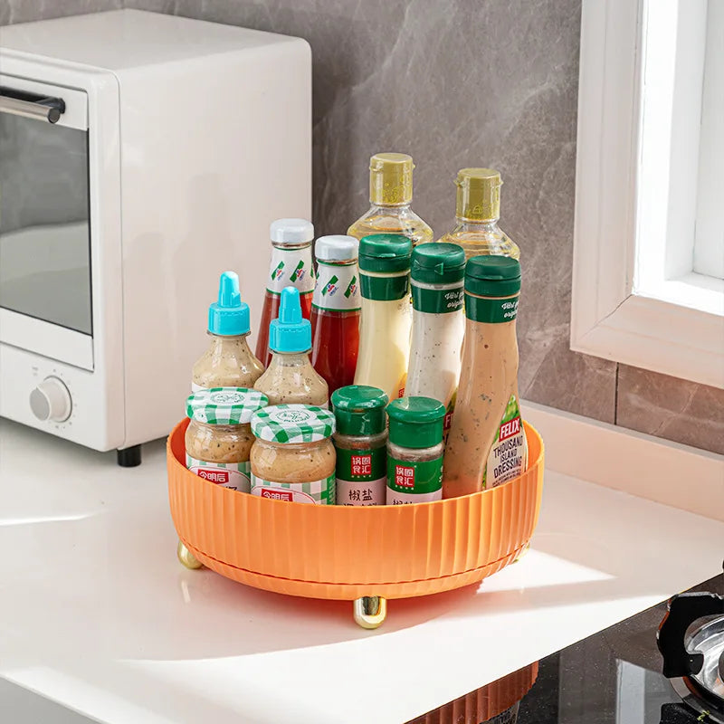 Organisateur 360° Rotatif Maquillage – Parfum Rouge à Lèvres Skincare Cosmétiques Cuisine
