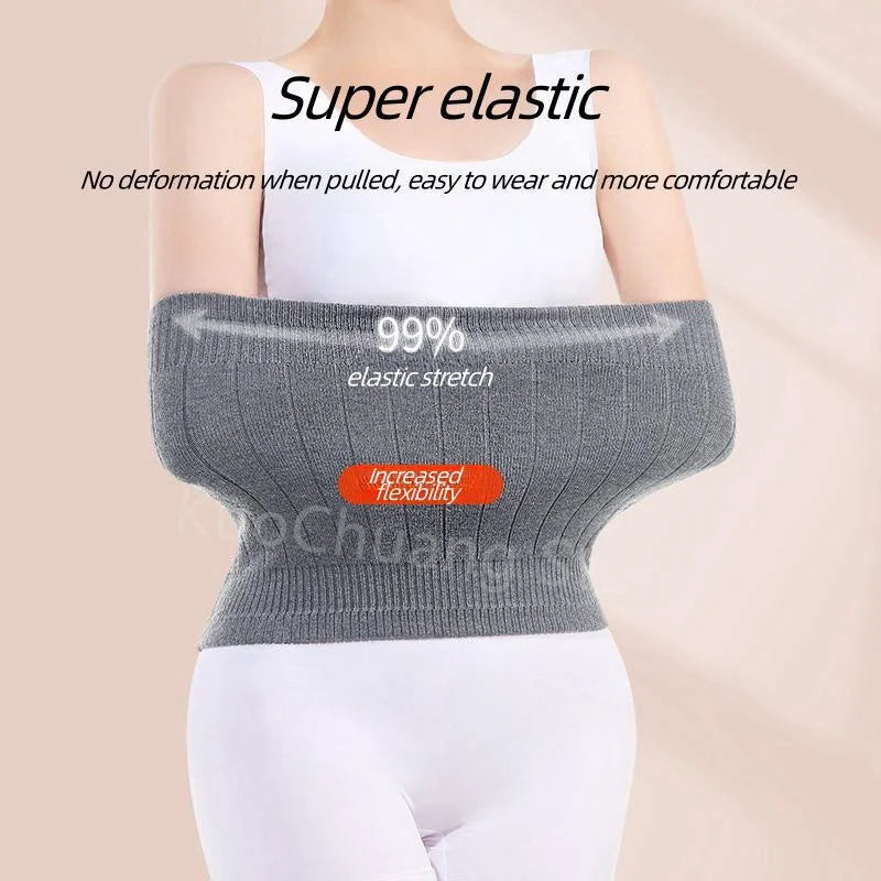 Ceinture Lombaire Chauffante Cachemire & Laine – Maintien Dos & Protection Ventre | Fitness, Sport & Confort Hiver