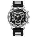 Montre Homme Sport Quartz Analogique Bracelet Silicone – Fashion Casual Tendance