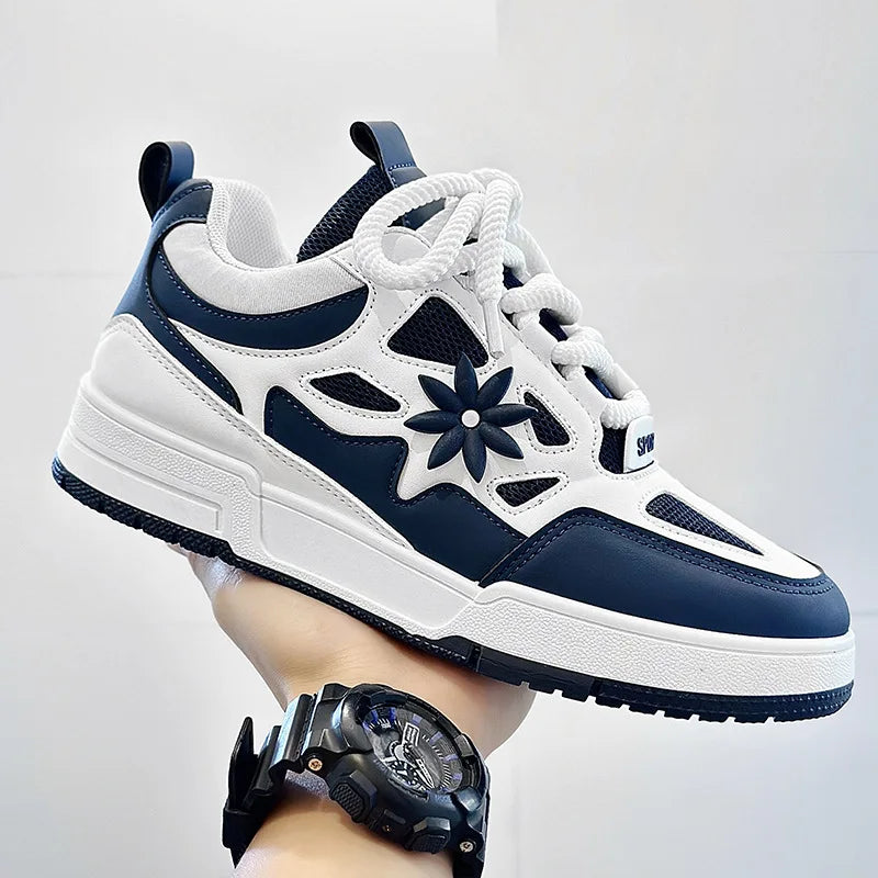 Sneakers Plateforme Vulcanisées Homme – Semelle Épaisse Respirantes Résistantes Sport Casual
