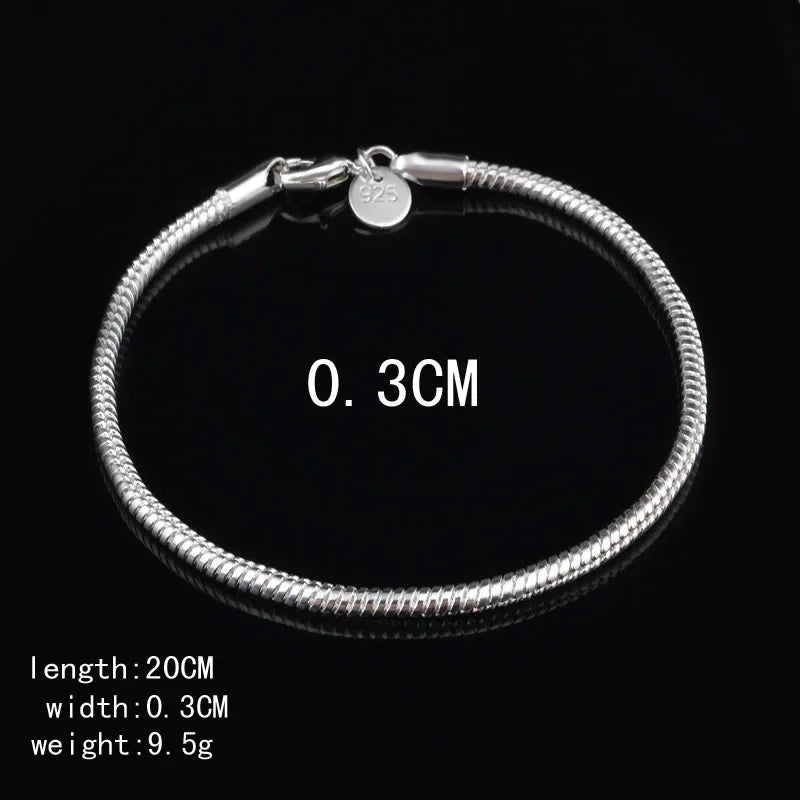 Bracelet Chaîne Torsadée Corde Argent 925 4MM – Unisexe Homme & Femme | Bijou Argent Mode & Élégance Intemporelle | Cadeau Premium
