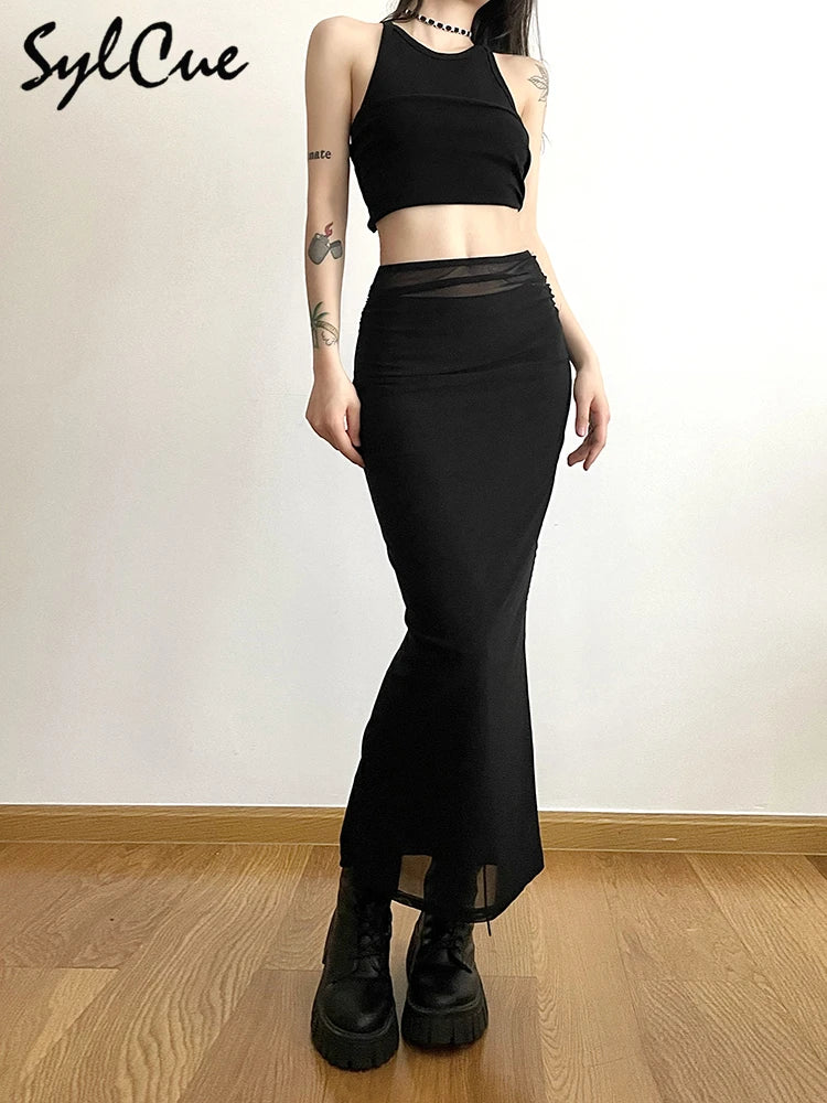 Sexy High-Waist Stretchrock - Enganliegend, Freizeit, Streetwear für Sommer & Reisen Damen | Sylcue