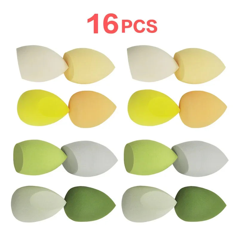Lot 4 Éponges Maquillage Blender Puff – Fond de Teint, Poudre & Correcteur | Application Douce & Uniforme | Accessoire Beauté