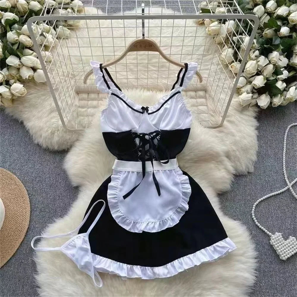 Combinaison Lingerie Femme Sexy Lapin Cosplay Déguisément Dos Nu Ajourné – Costume Roleplay Kawaii | Soirée